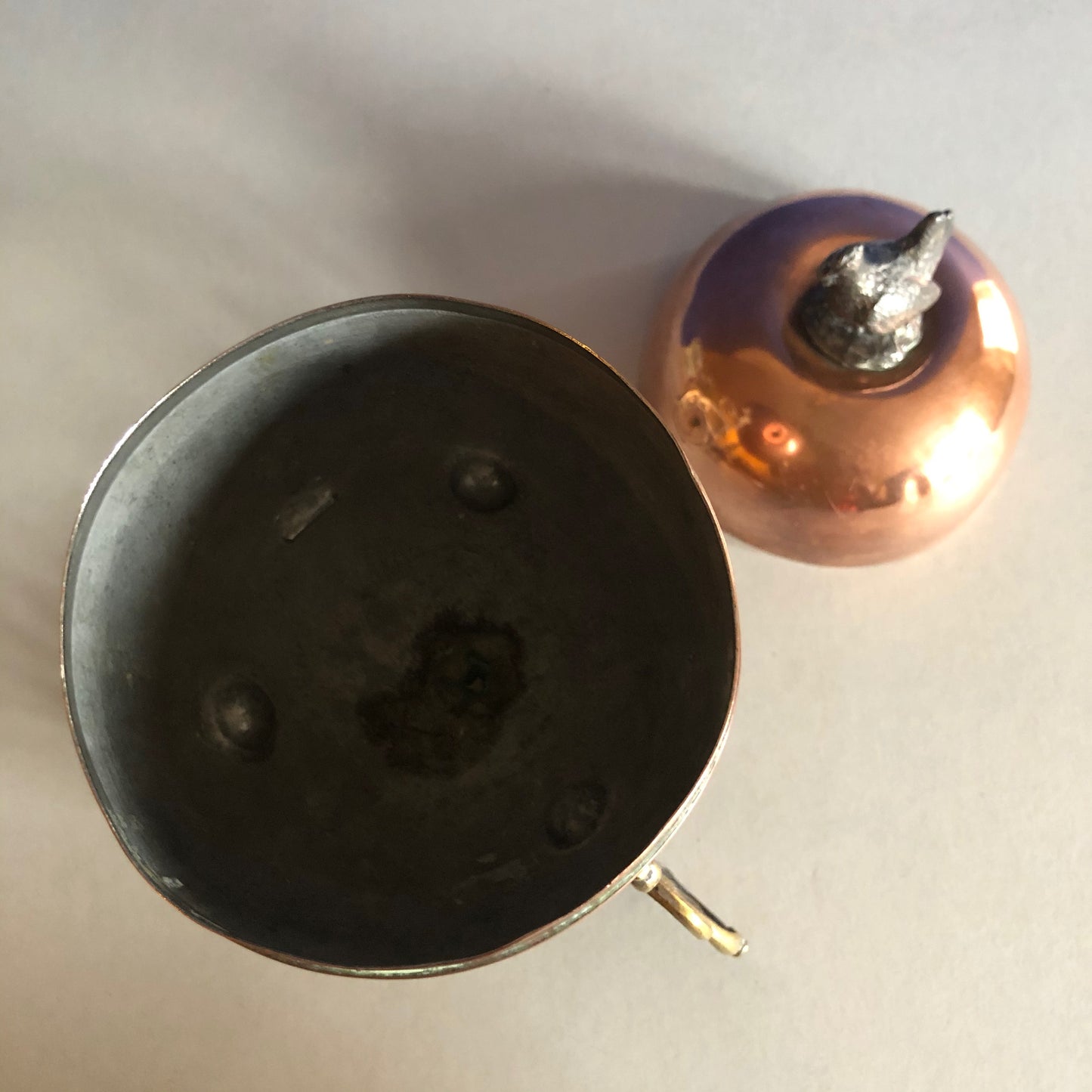 The Groom Louis - Rare Antique Copper Egg Coddler