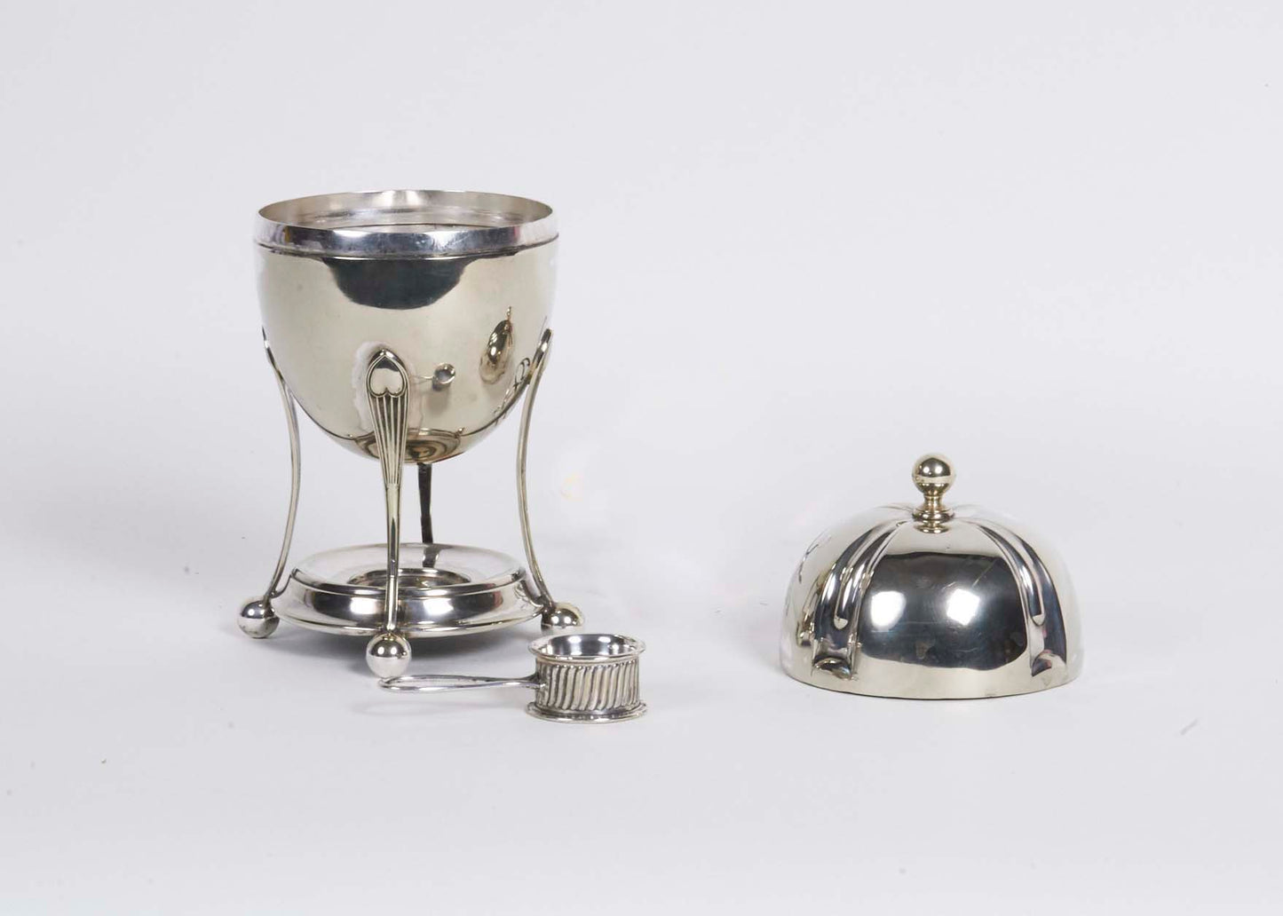 The Groom Brian - Antique Silver Egg Coddler