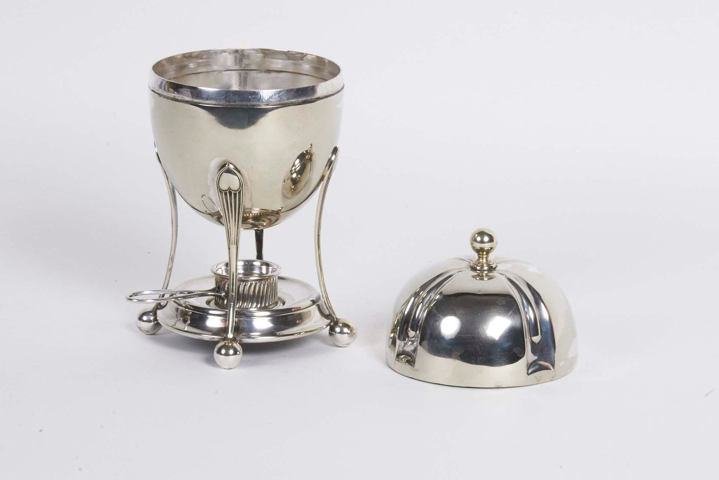 The Groom Brian - Antique Silver Egg Coddler