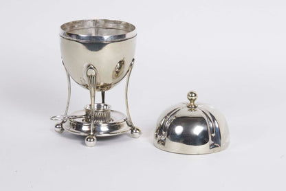 The Groom Brian - Antique Silver Egg Coddler