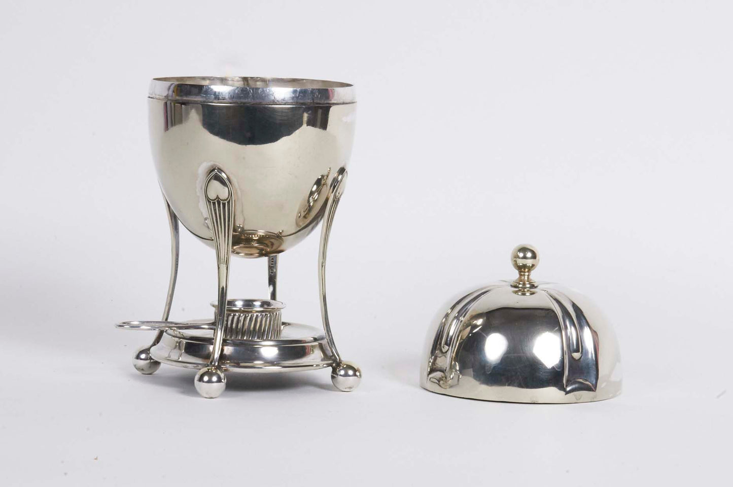 The Groom Brian - Antique Silver Egg Coddler