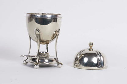 The Groom Brian - Antique Silver Egg Coddler