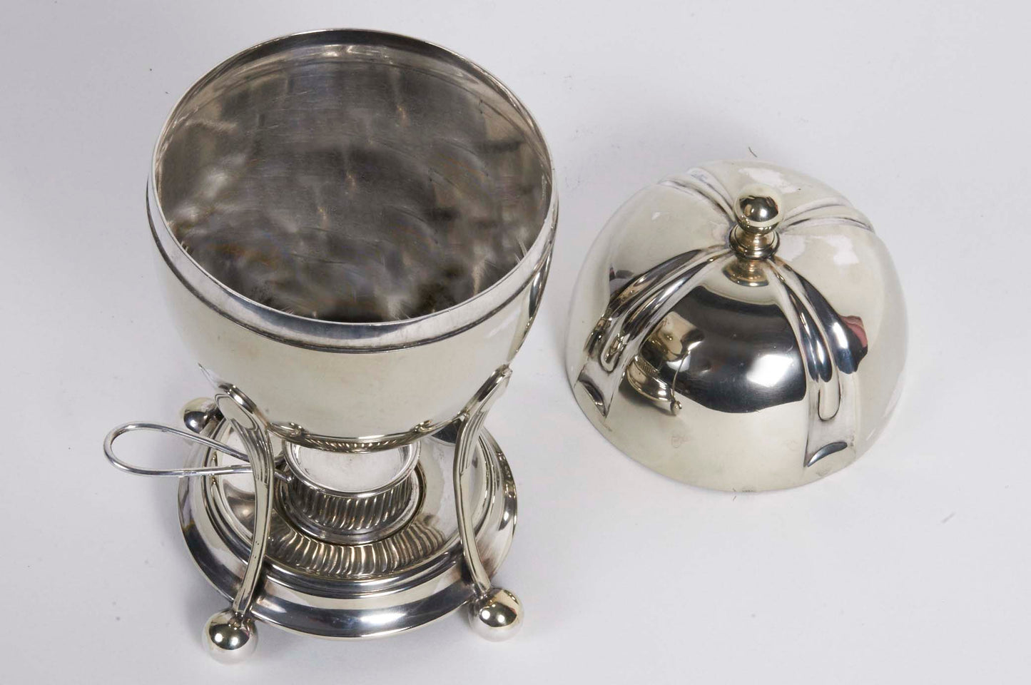 The Groom Brian - Antique Silver Egg Coddler