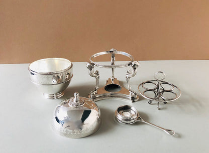 The Groom William - Luxury Antique Silver Egg Coddler