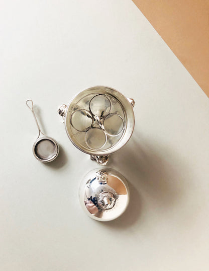 The Groom William - Luxury Antique Silver Egg Coddler