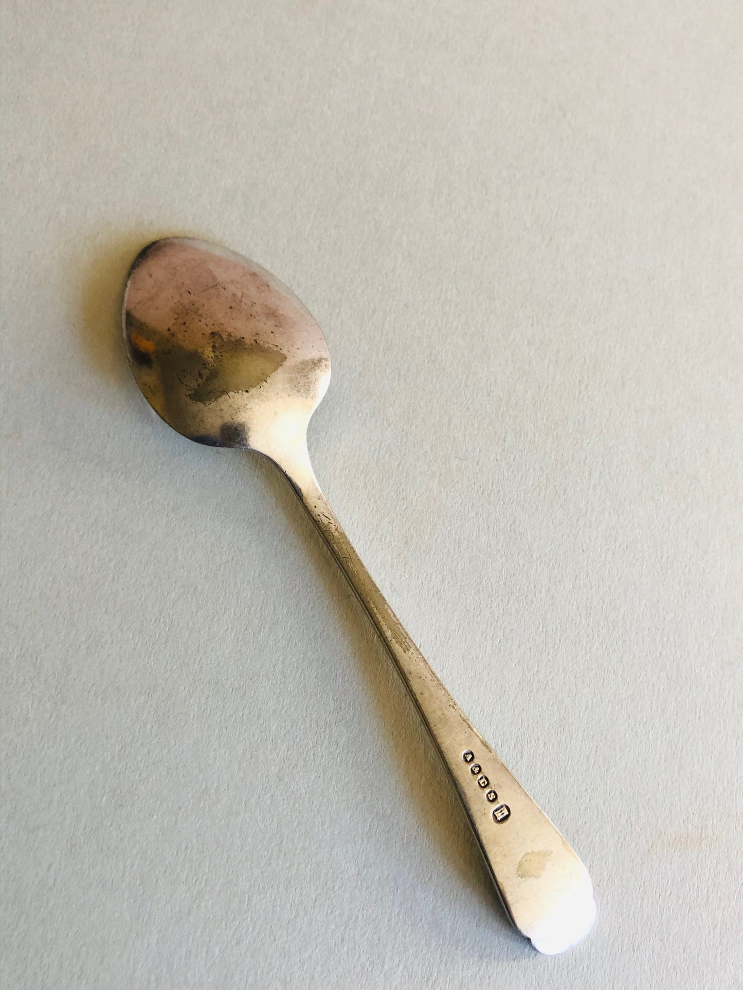 The Headhunter Carolyn - Antique Engraved Dessert / Soup Spoon