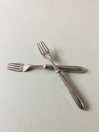 The Headhunter Rhoda - Pair Of Silver Plate Fish Dinner Forks