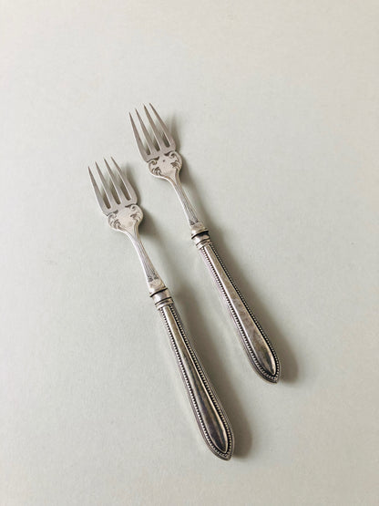 The Headhunter Rhoda - Pair Of Silver Plate Fish Dinner Forks