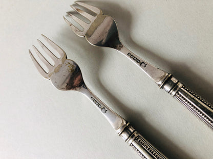 The Headhunter Rhoda - Pair Of Silver Plate Fish Dinner Forks