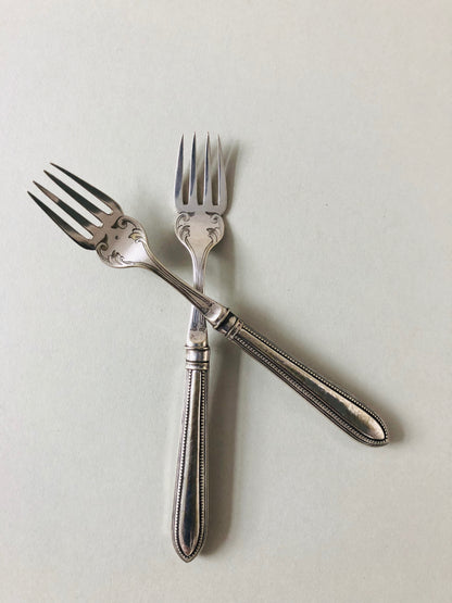The Headhunter Rhoda - Pair Of Silver Plate Fish Dinner Forks