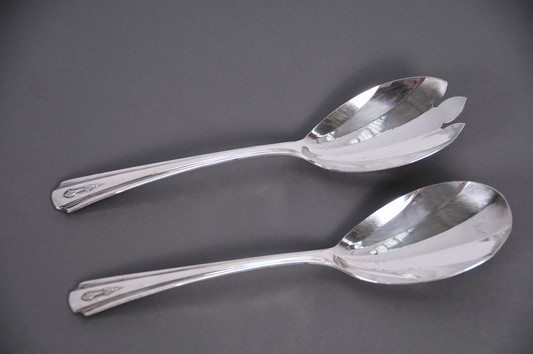 The Headhunter Rhonda - Pair of Art Deco Serving Spoons