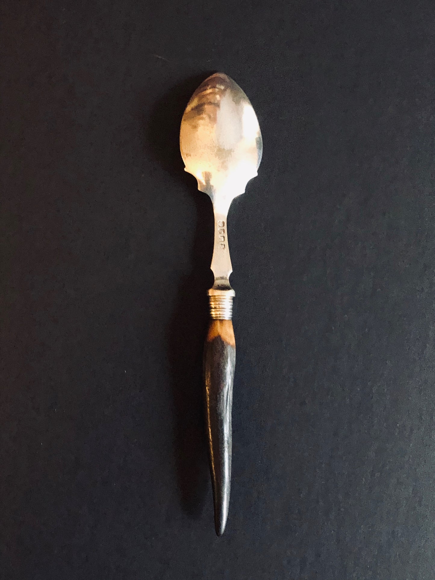The Headhunter Samantha - Antique Silver Plate Jam Spoon