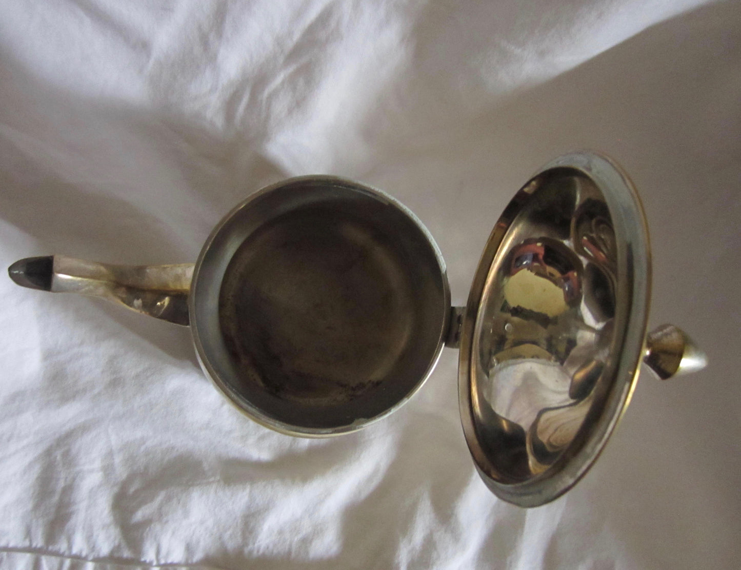The Punk Lee - Ornate Footed Vintage Teapot / Bird Feeder / Vase