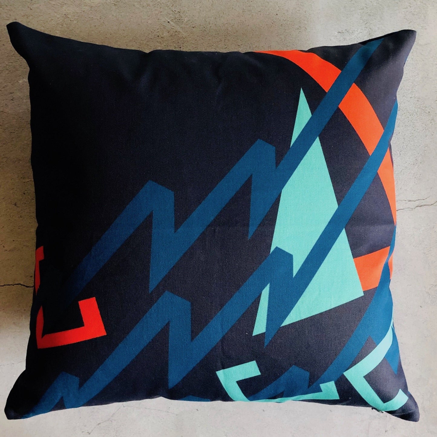 The Sommelier Leslie - Cotton Printed Cushion in Aztec Design