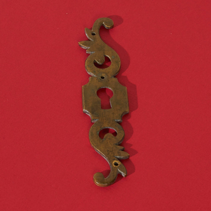 Antique Keyhole Cover Escutcheon Decorative Salvage | The Urban Vintage
