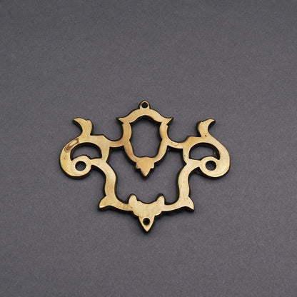 The Pimp Zane - Smooth Antique Brass Salvage Plate