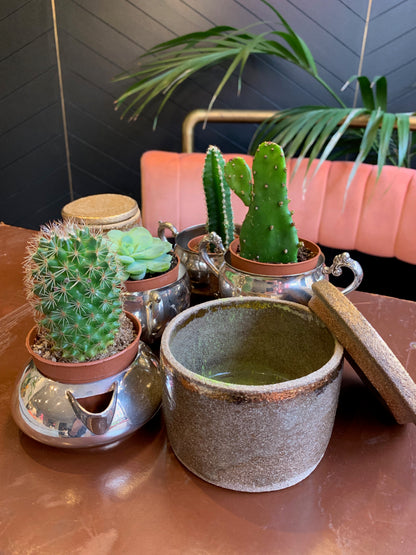 The Sommelier Hazel - Unique Handmade Ceramic Lidded Pot