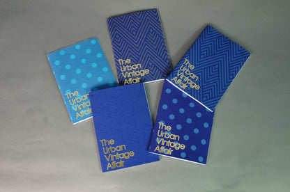 The Sommelier Fabio - Modern City Print Handmade Soft Covered A5 Notebook
