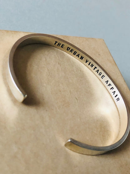 The Sommelier Sam - Handmade Urban Sterling Silver Bangle