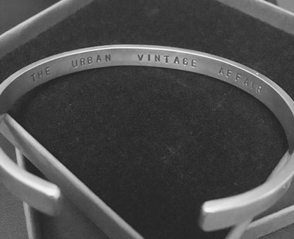The Sommelier Sam - Handmade Urban Sterling Silver Bangle