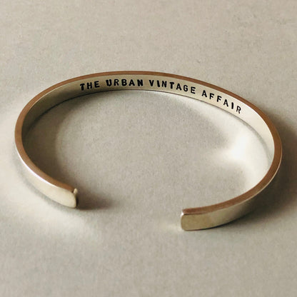 The Sommelier Sam - Handmade Urban Sterling Silver Bangle