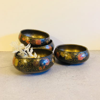 The Tattooist Kim- Antique Kashmir Papier Mache Bowl