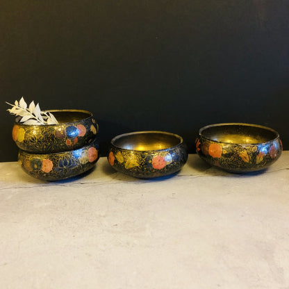 The Tattooist Kim- Antique Kashmir Papier Mache Bowl