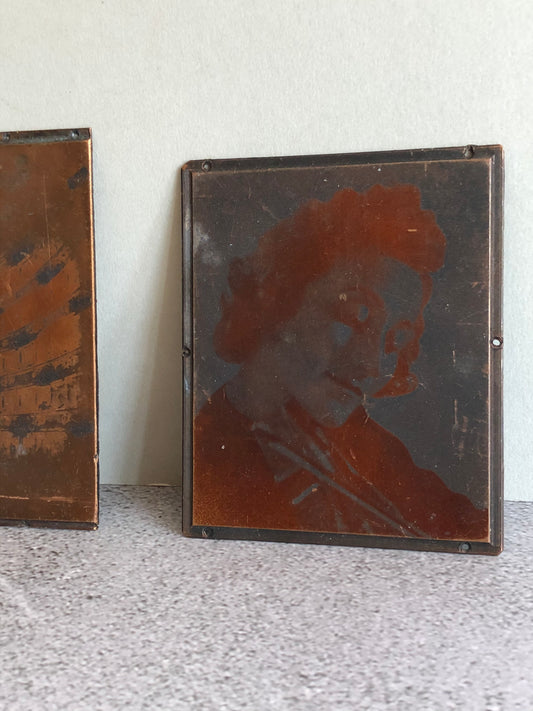 The Director Missy - Small Vintage Copper Printing Plate